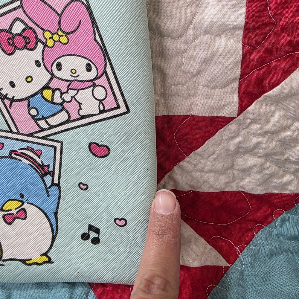 Sanrio Hello Kitty and Friends Blue Zip Bag 2024 Sanrio Pencil Makeup Pouch - Picture 3 of 9